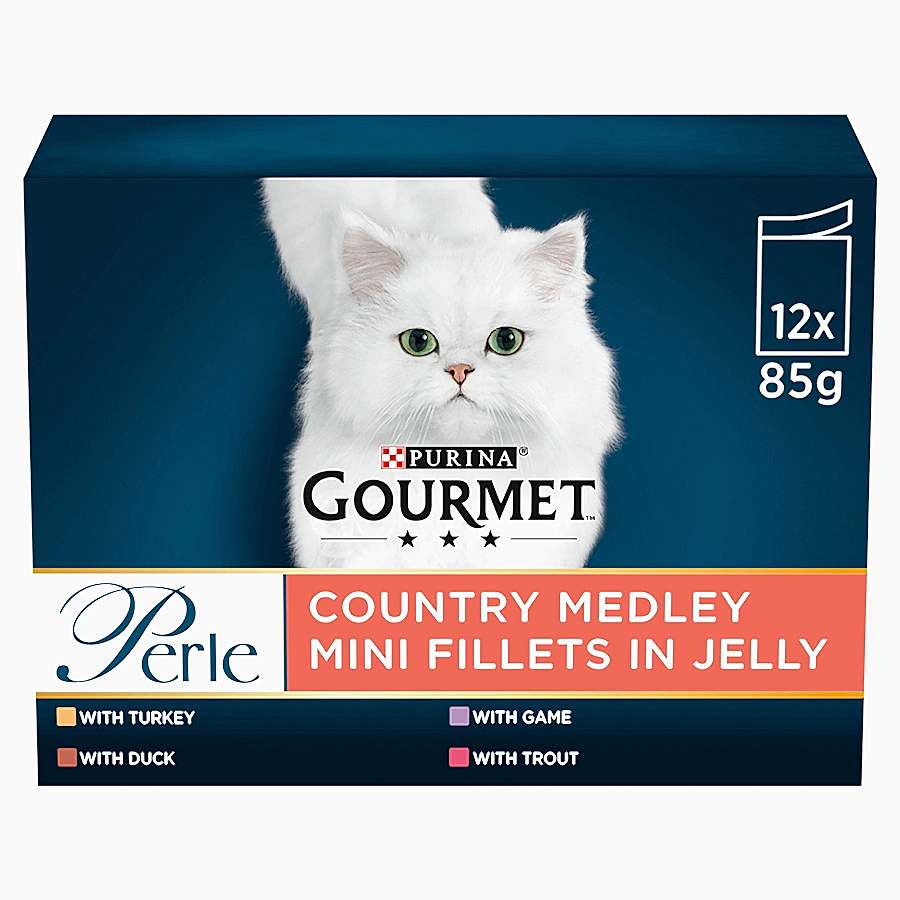 Gourmet Perle Wet Adult Cat Food Country Medley