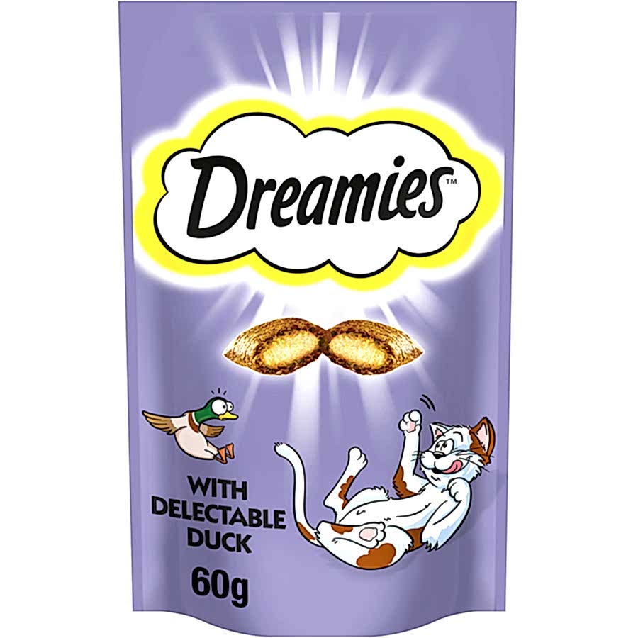 Dreamies Cat Treat Biscuits with Duck