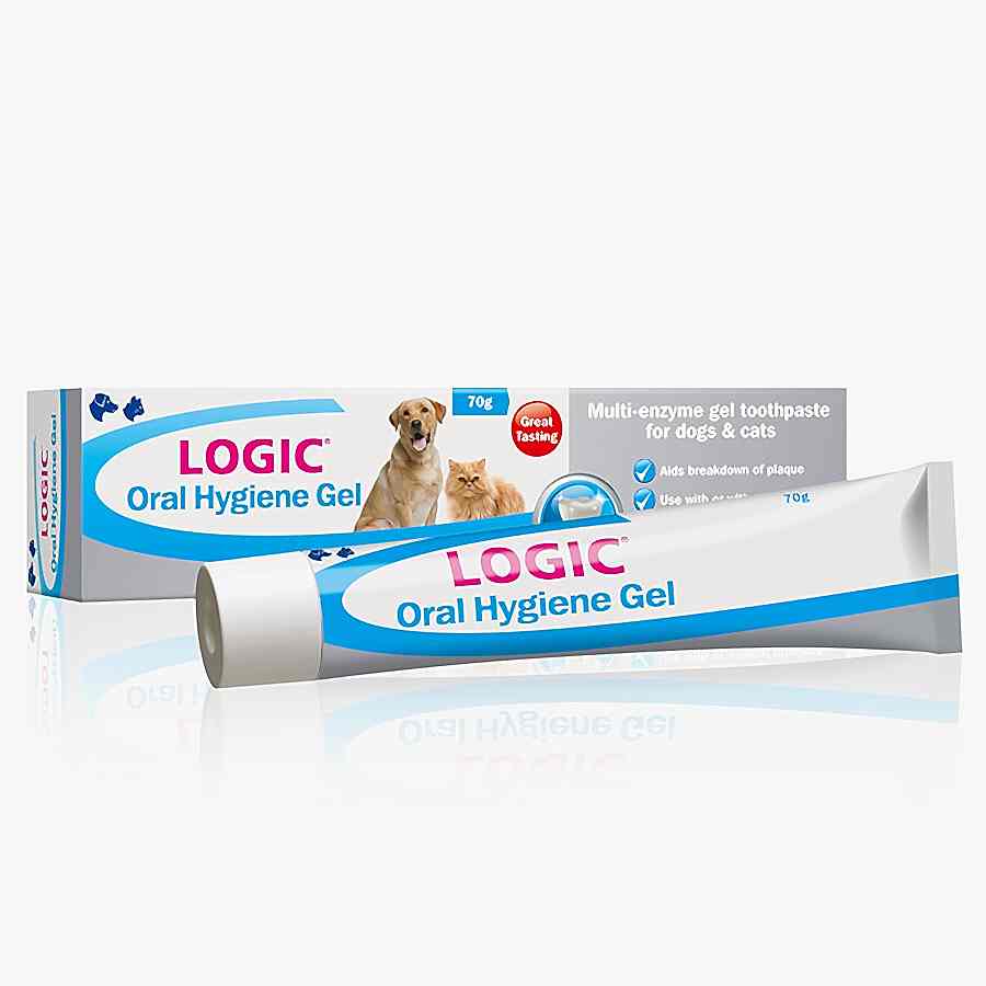 Logic Oral Dental Hygiene Gel & Finger Brush for Dogs & Cats