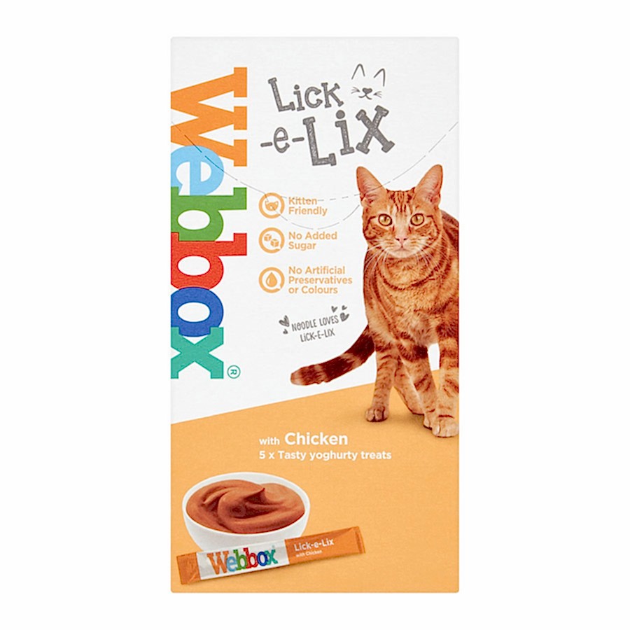 Webbox Lick-e-Lix Cat Treat Chicken & Zinc