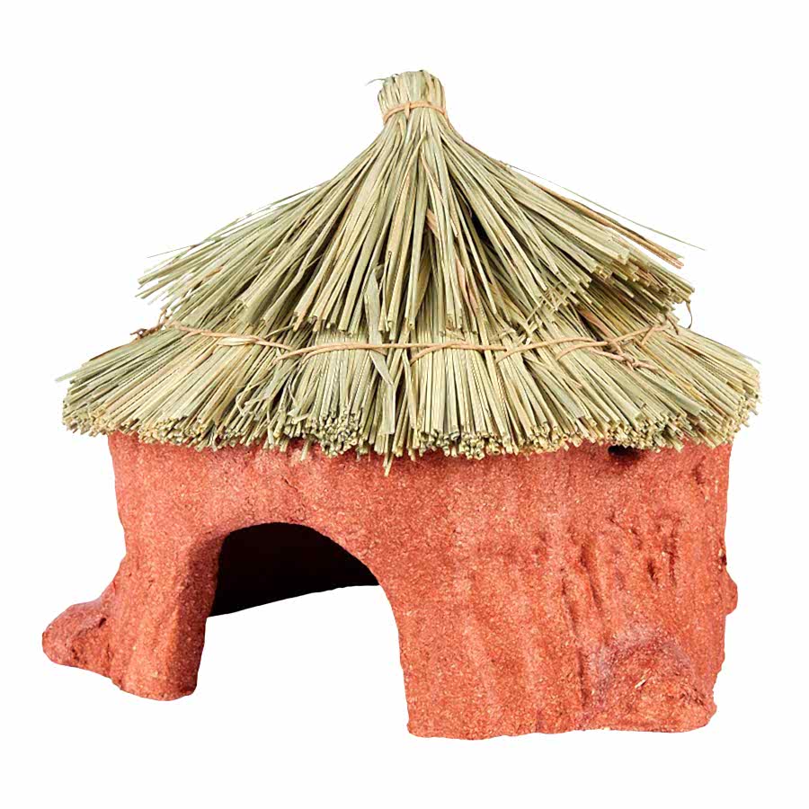 Pets at Home Gnaw & Chew Small Animal Hideaway Hut Red