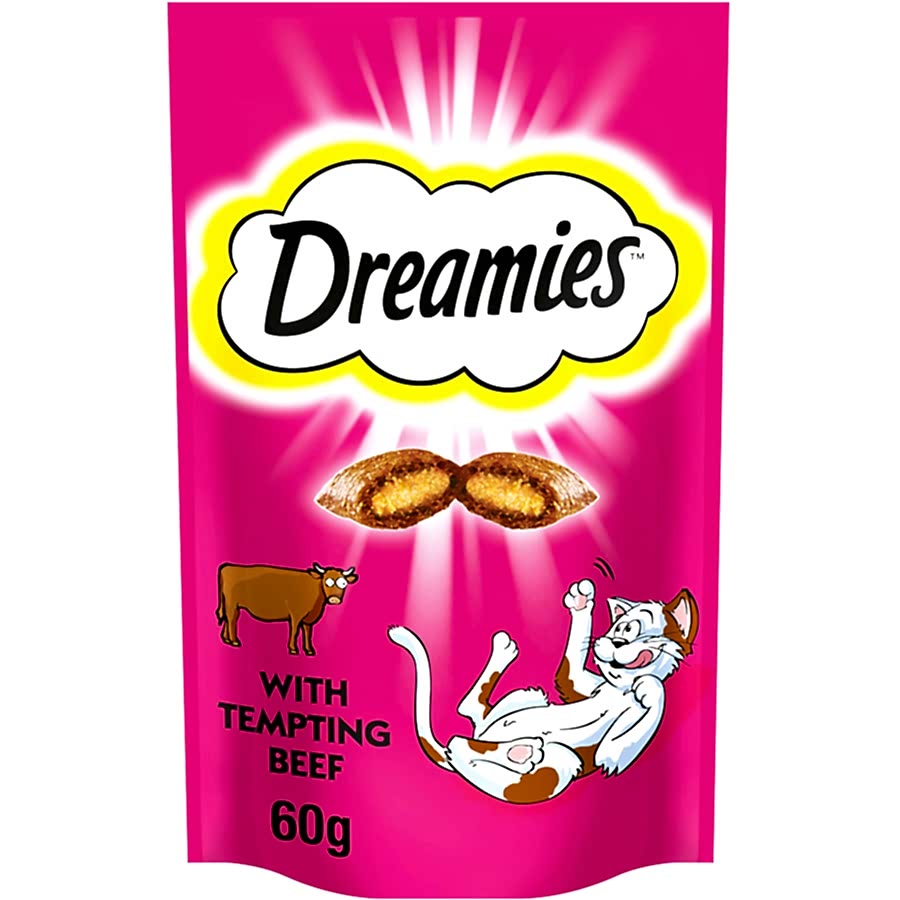 Dreamies Cat Treat Biscuits with Beef