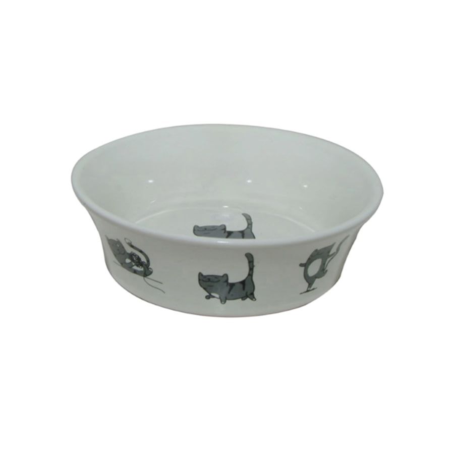 Mason Cash Pickles Flared Cat Bowl