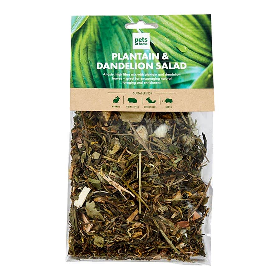 Pets at Home Small Animal Treats Plantain & Dandelion Salad