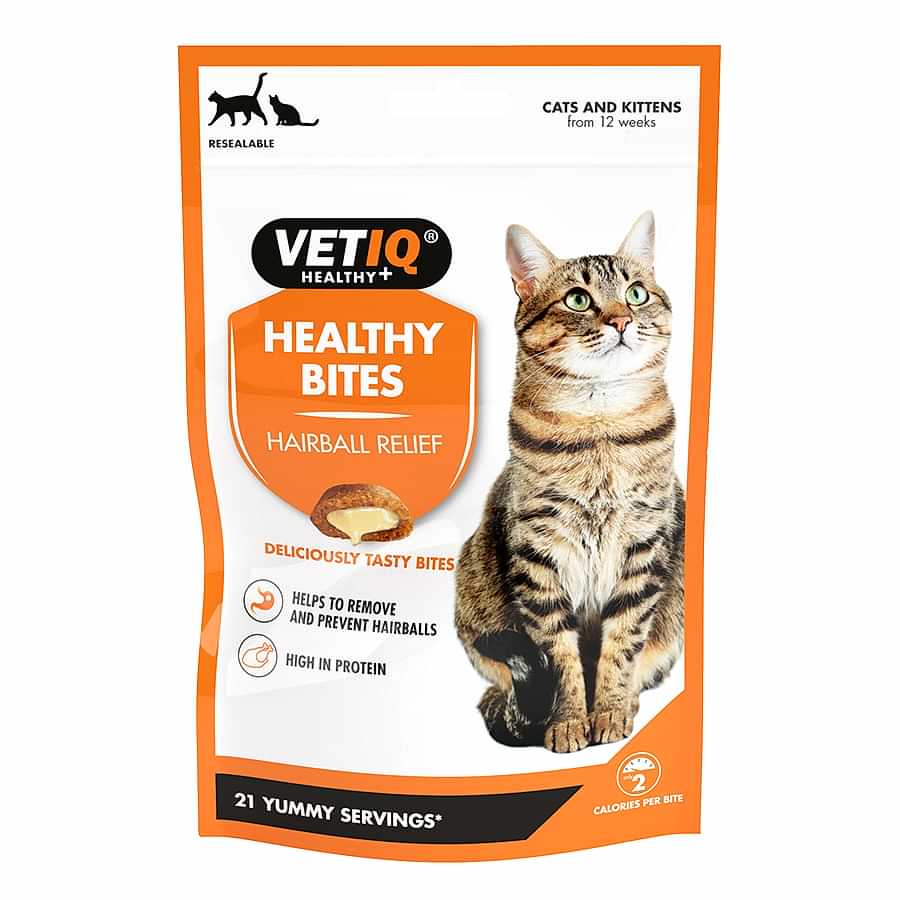 VetIQ Hairball Remedy Healthy Bites Cat & Kitten Treats