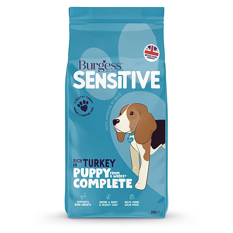 Burgess Sensitive Dry Puppy Food Turkey