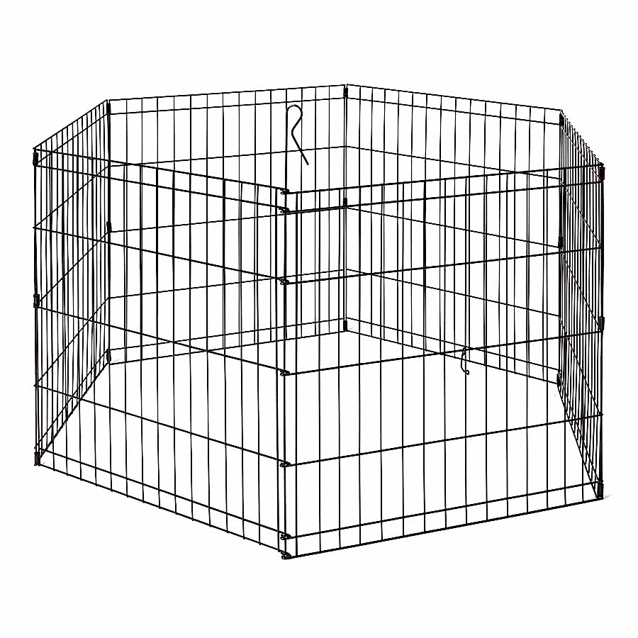 Pets at Home Dog Play Pen Black