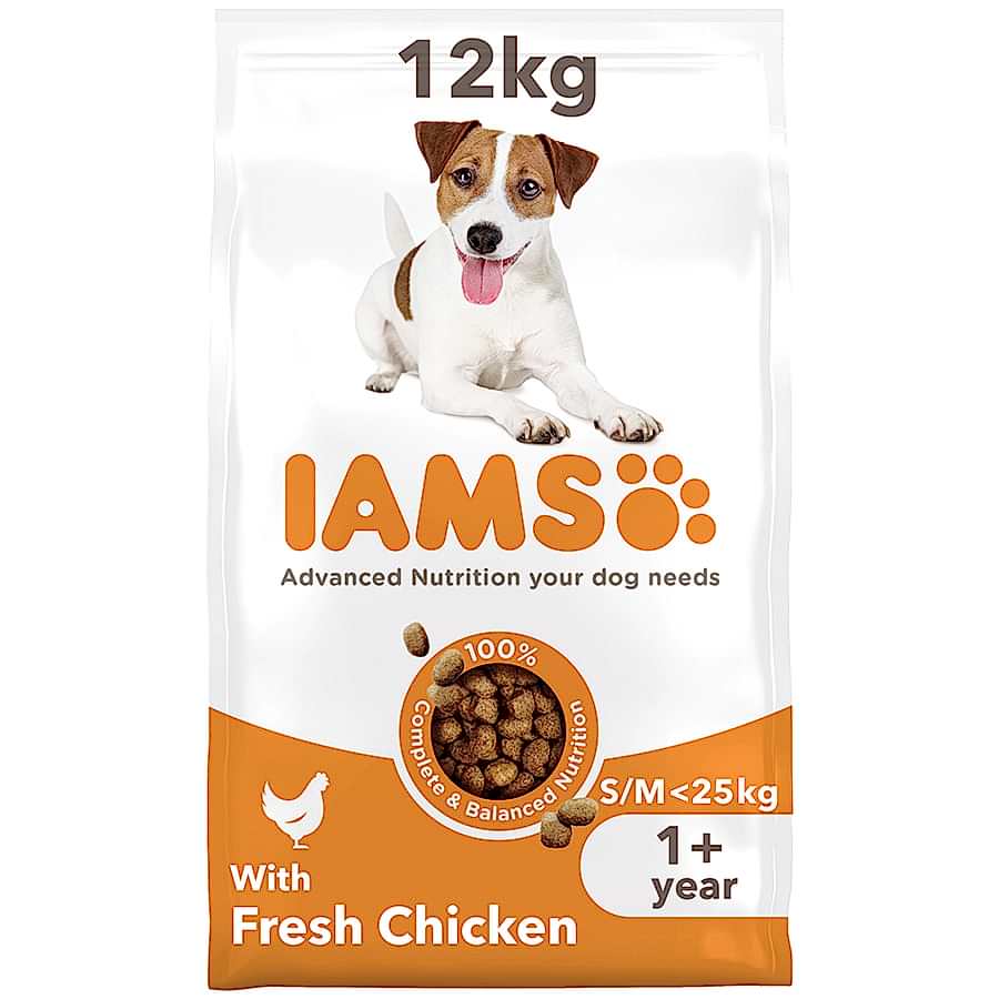 Iams Small & Medium Breed Adult Dry Dog Food Chicken