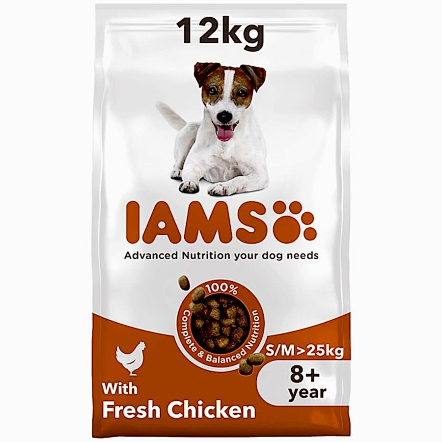 Iams Small & Medium Breed Senior Dry Dog Food Chicken