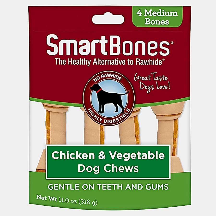 SmartBones Medium Breed Dog Bone Chew Chicken