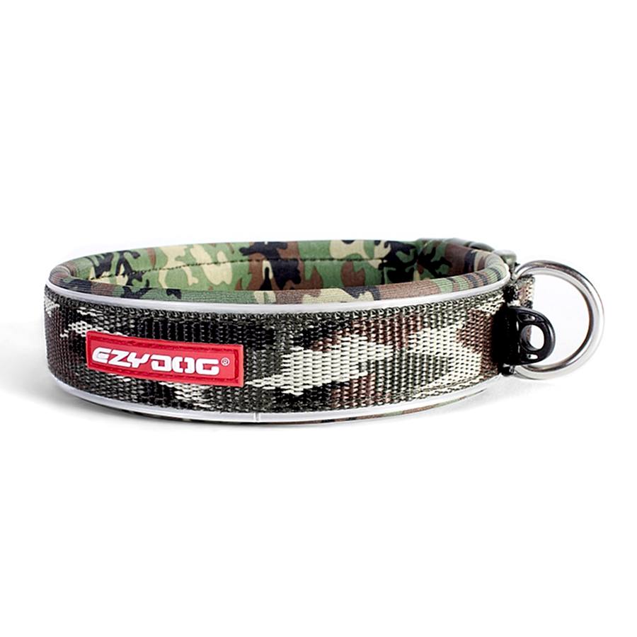 EzyDog Neo Classic Dog Collar Camo Green