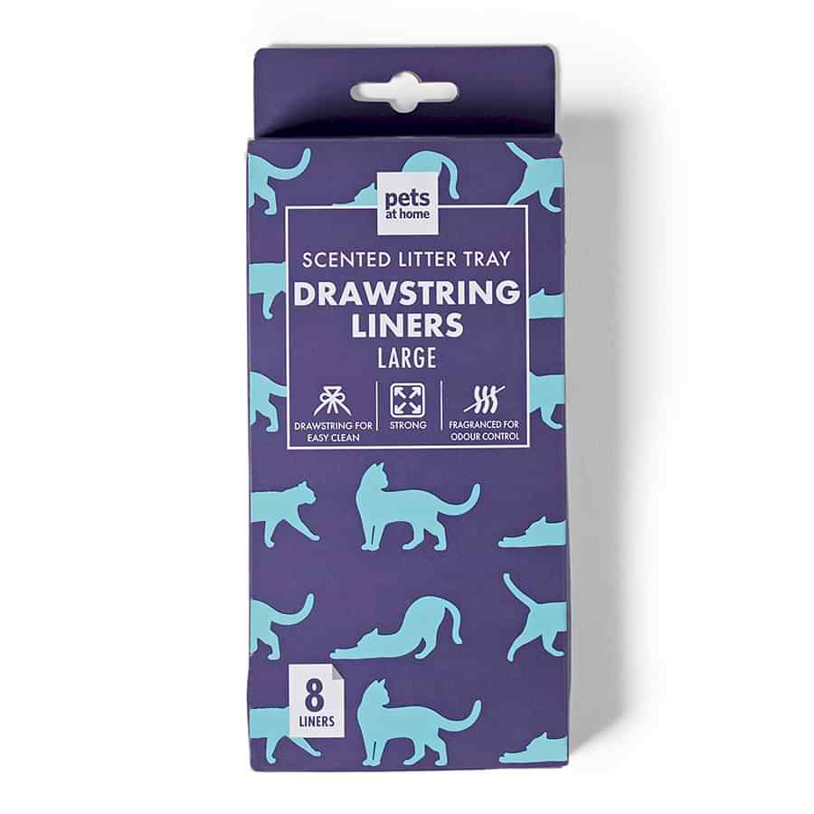 Pets at Home Cat Litter Liner Drawstring Fragranced Large