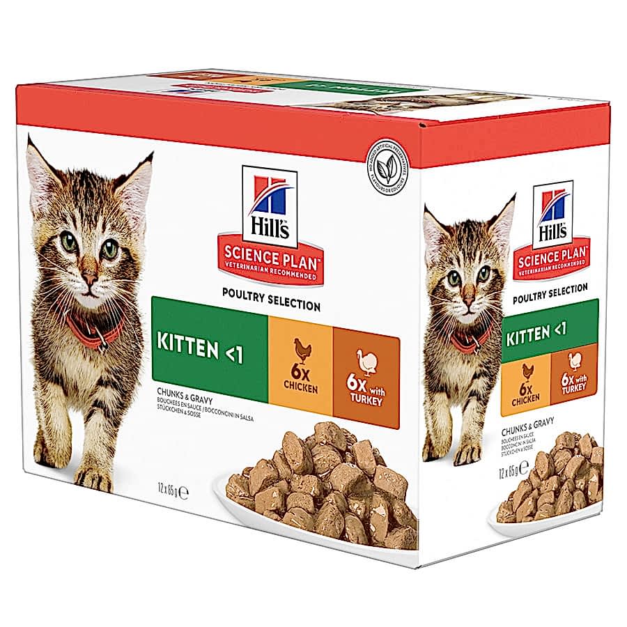 Hill's Science Plan Wet Kitten Food Chicken & Turkey