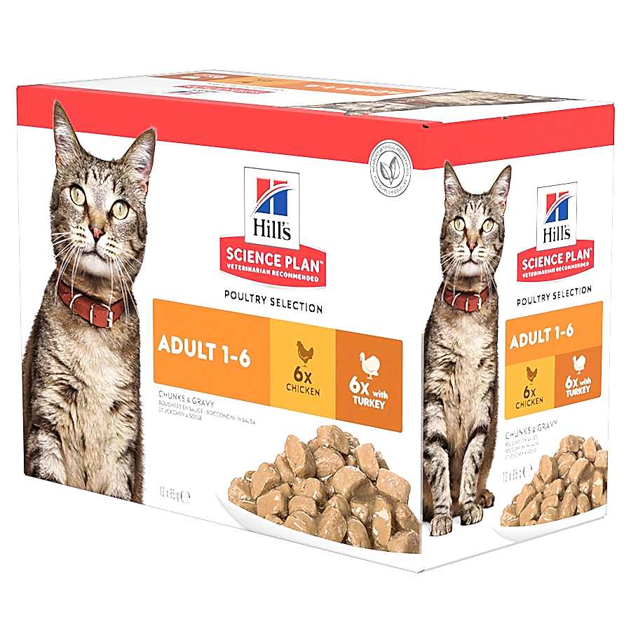 Hill's Science Plan Adult Wet Cat Food Chicken & Turkey