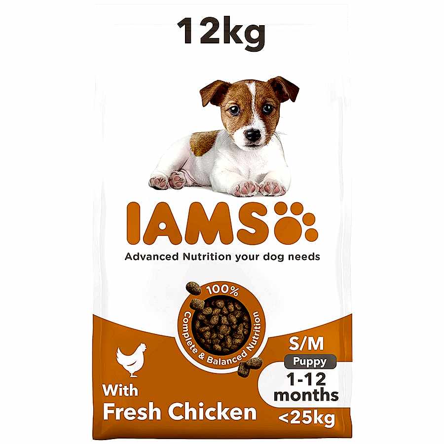 Iams Small & Medium Breed Puppy Dry Dog Food Chicken