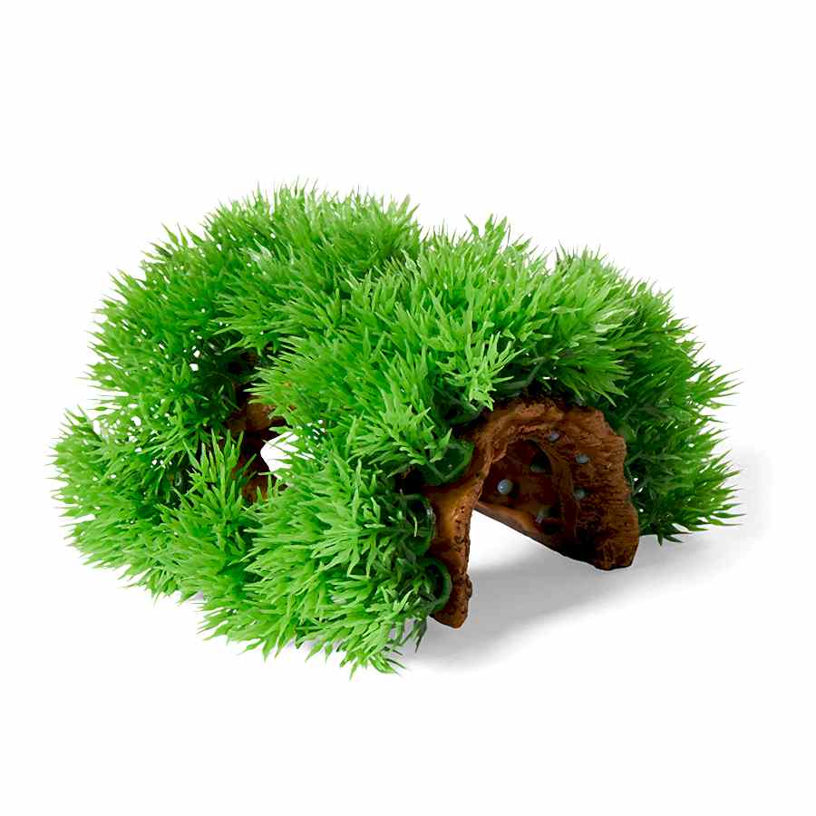 Pets at Home Grass Covered Swim-Through Aquarium Ornament