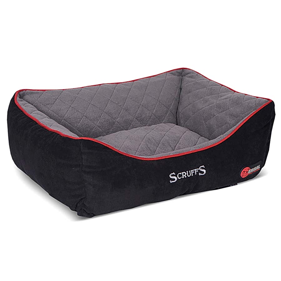 Scruffs Thermal Box Pet Bed Black