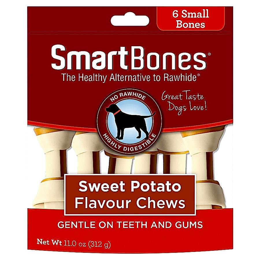 SmartBones Small Breed Dog Bone Chew Sweet Potato