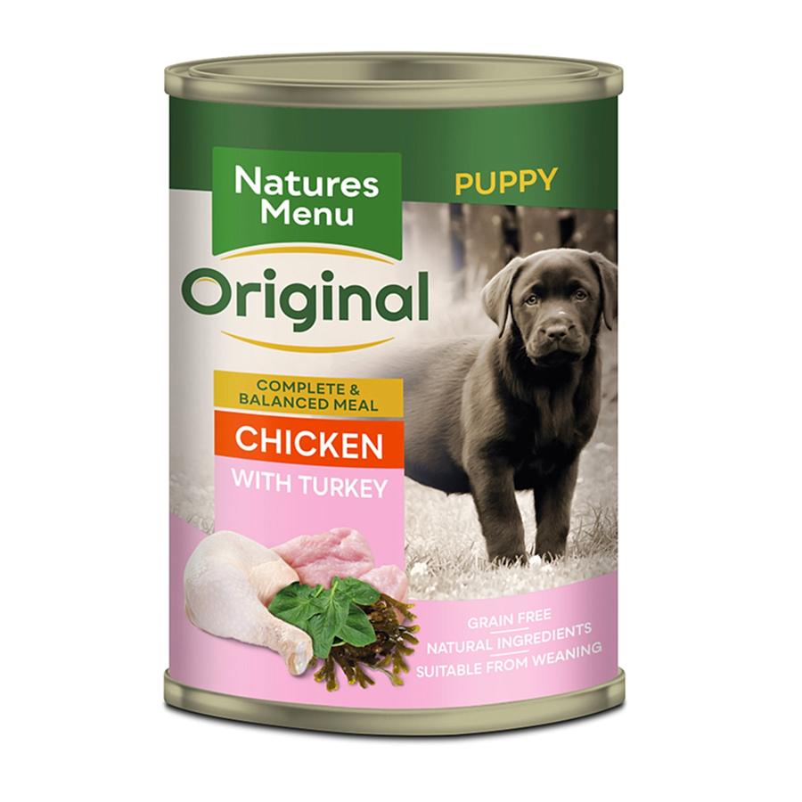 Natures Menu Puppy Wet Dog Food Chicken with Turkey