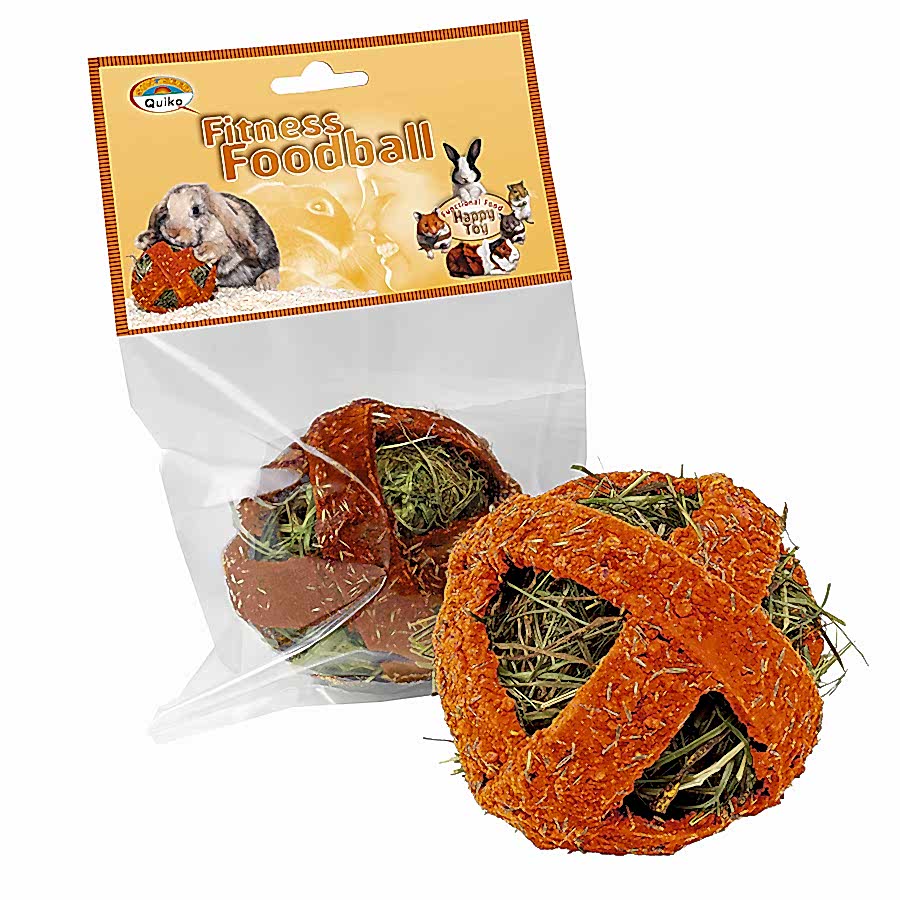 Quiko Snack & Play Small Animal Fitness Foodball Carrot