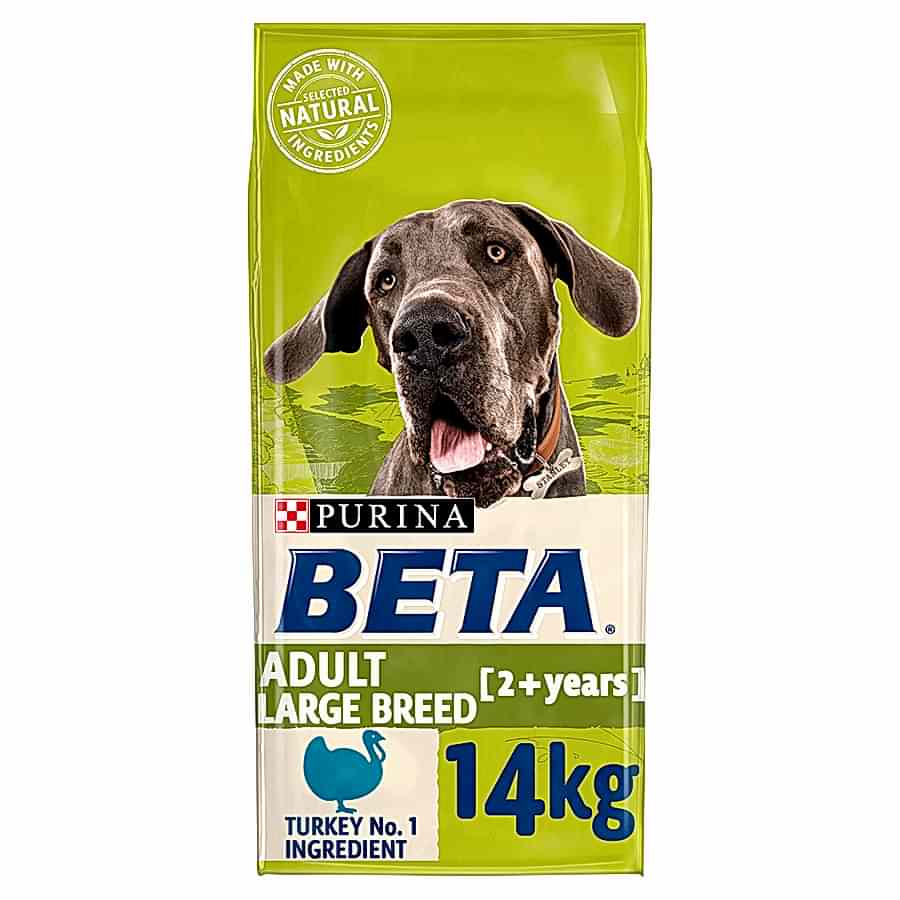 Beta Large Breed Dry Adult Dog Food Turkey 14kg