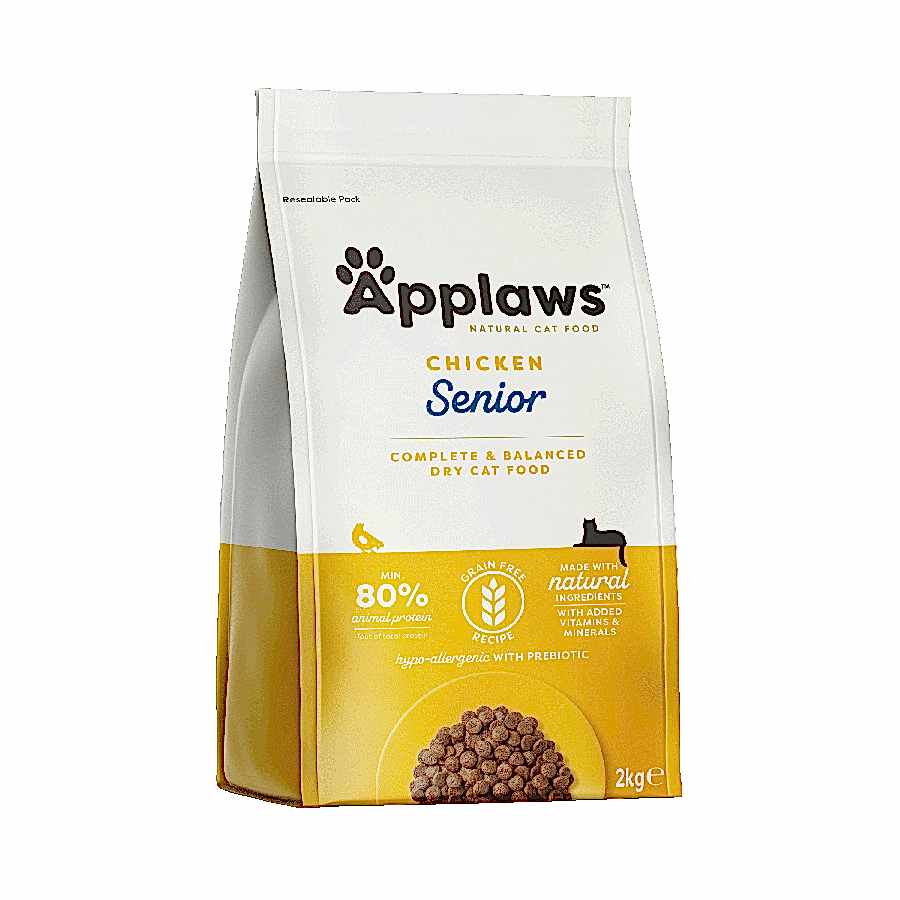 Applaws Complete & Balanced Grain Free Dry Senior Cat Food Chicken