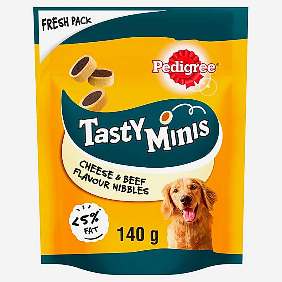 Pedigree Tasty Minis Adult Dog Cheese & Beef Nibbles