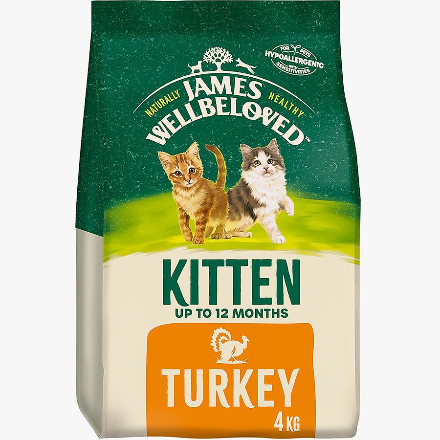 James Wellbeloved Kitten Dry Cat Food Turkey