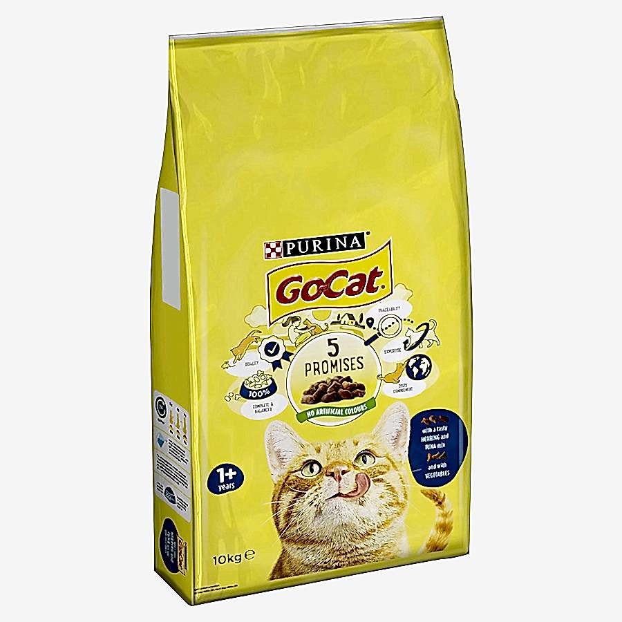 Go Cat Adult Dry Cat Food Tuna Herring & Veg