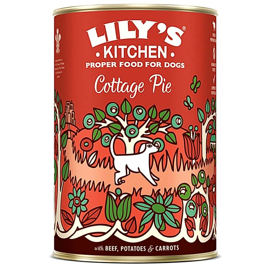 Lily's Kitchen Cottage Pie Adult Wet Dog Food Beef