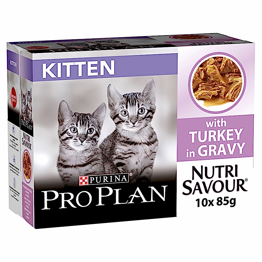 Pro Plan Nutrisavour Wet Kitten Cat Food Turkey