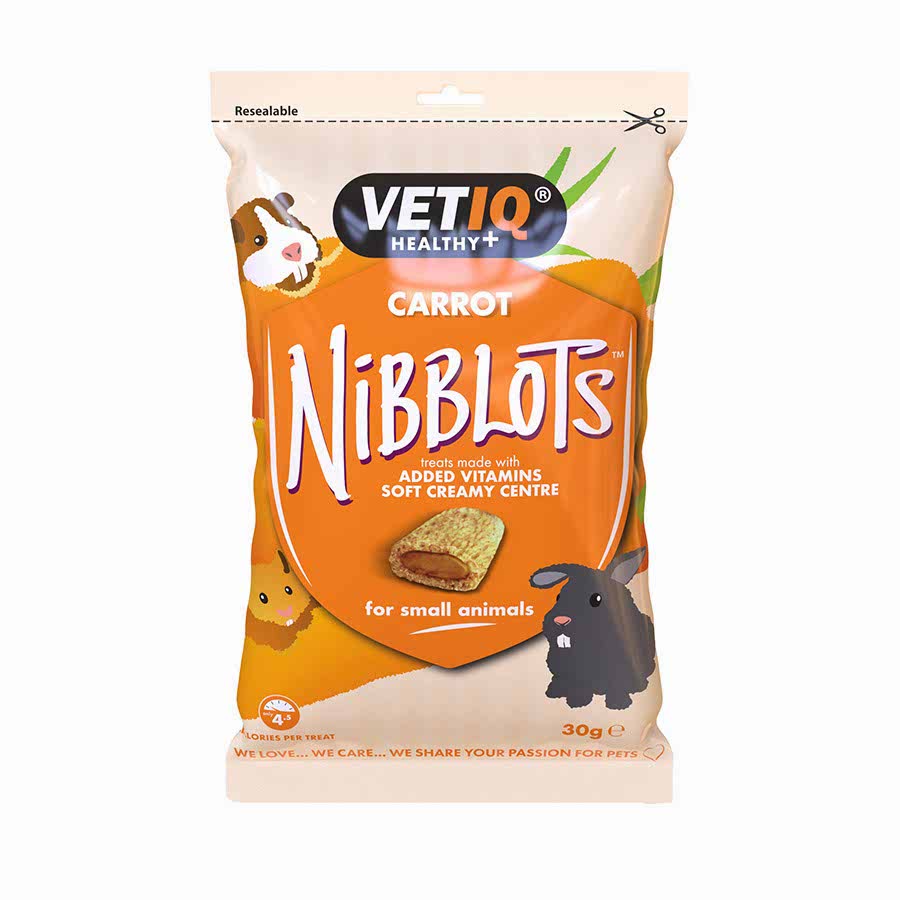 VetIQ Nibblots Small Animals Carrot Treats