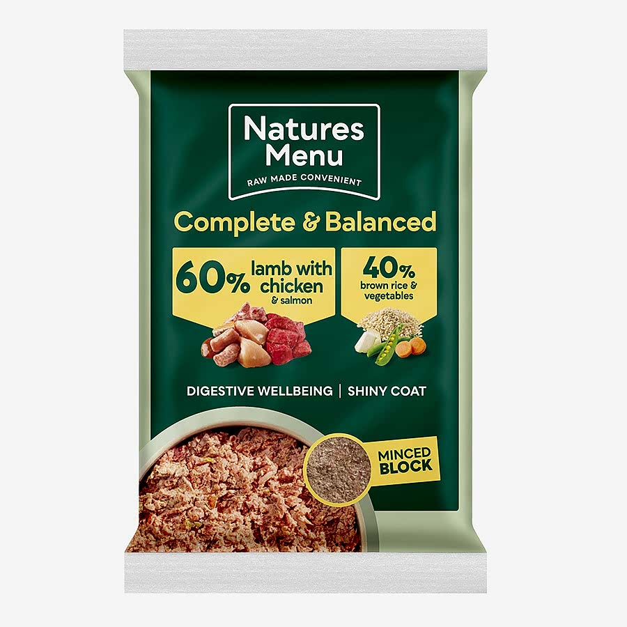 Natures Menu Frozen Complete Dog Food Lamb