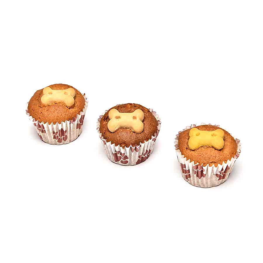 Barking Bakery Mini Un-Iced Trios For Dogs