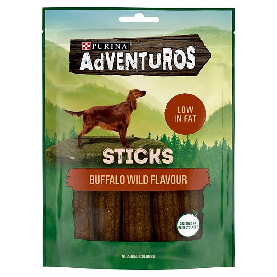 Adventuros Buffalo Flavour Dog Treats Sticks