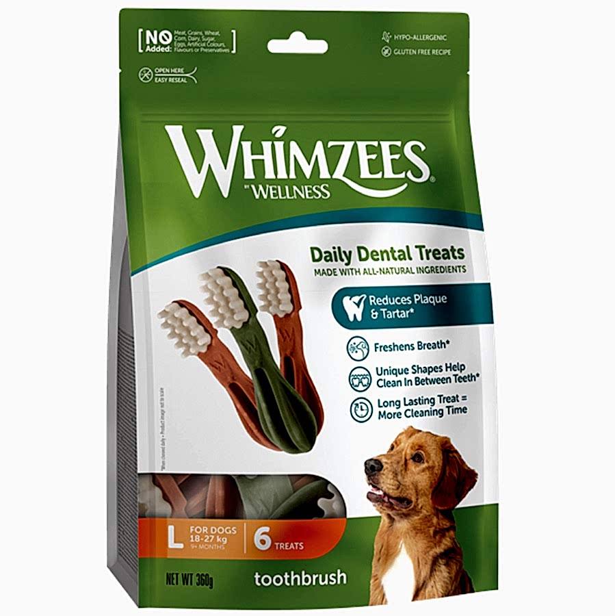 Whimzees Daily Dental Toothbrush Large Dogs