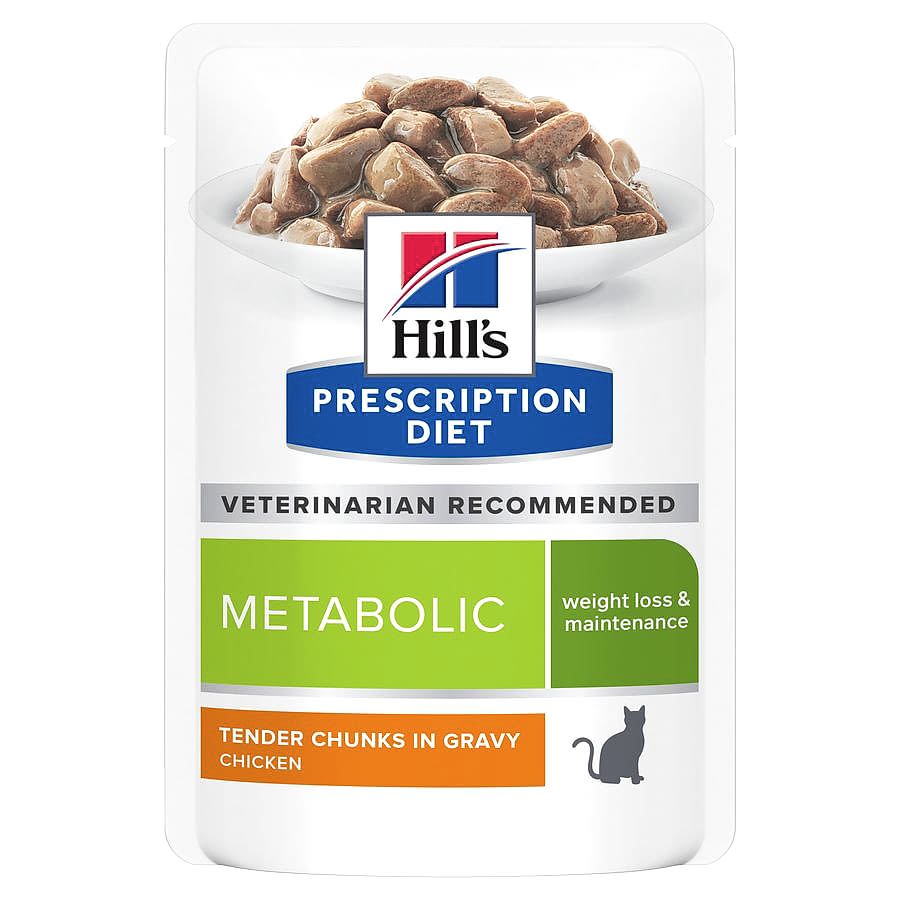 Hill's Prescription Diet Metabolic Weight Management Wet Cat Food Chicken