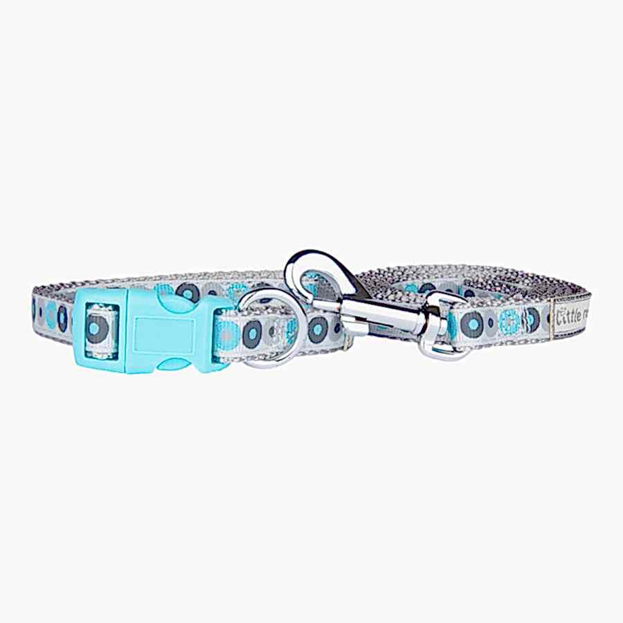 Little Rascals Puppy Collar & Lead Set Blue