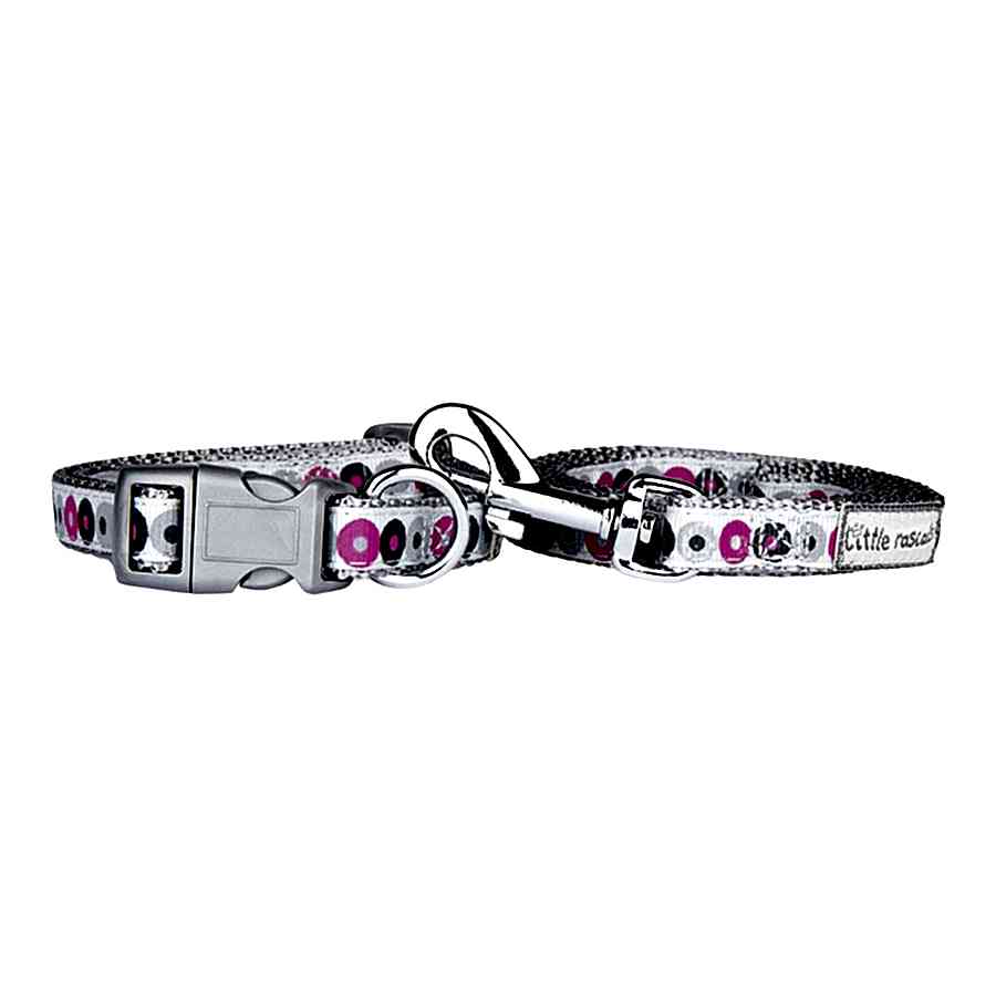 Little Rascals Puppy Collar & Lead Set Pink