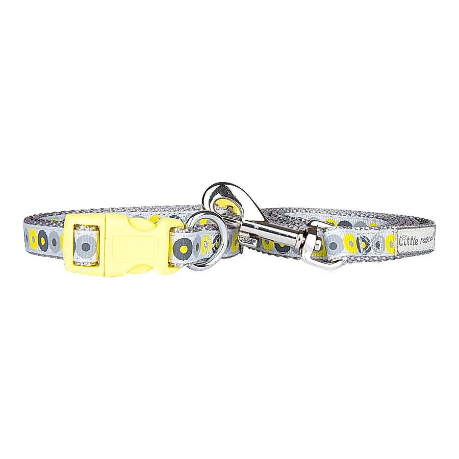 Little Rascals Puppy Collar & Lead Set Yellow