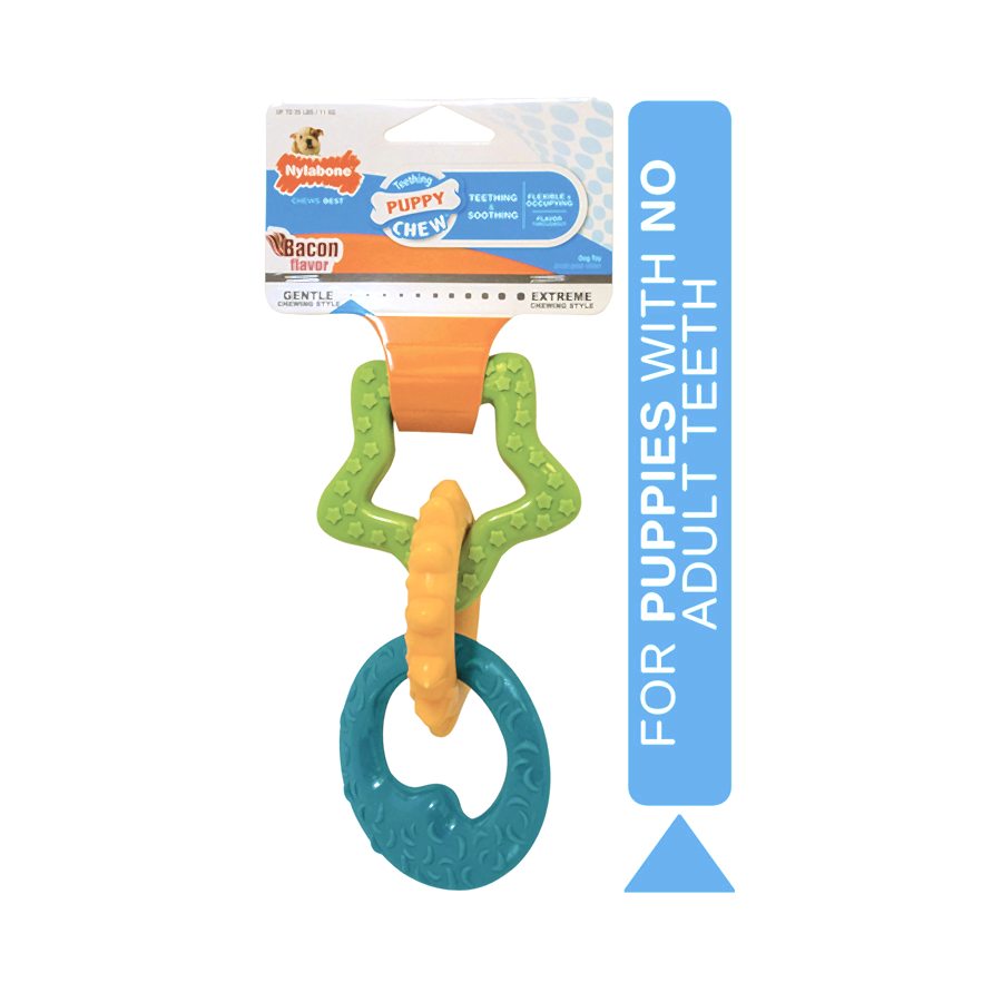 Nylabone Puppy Teething Rings Chew Toy