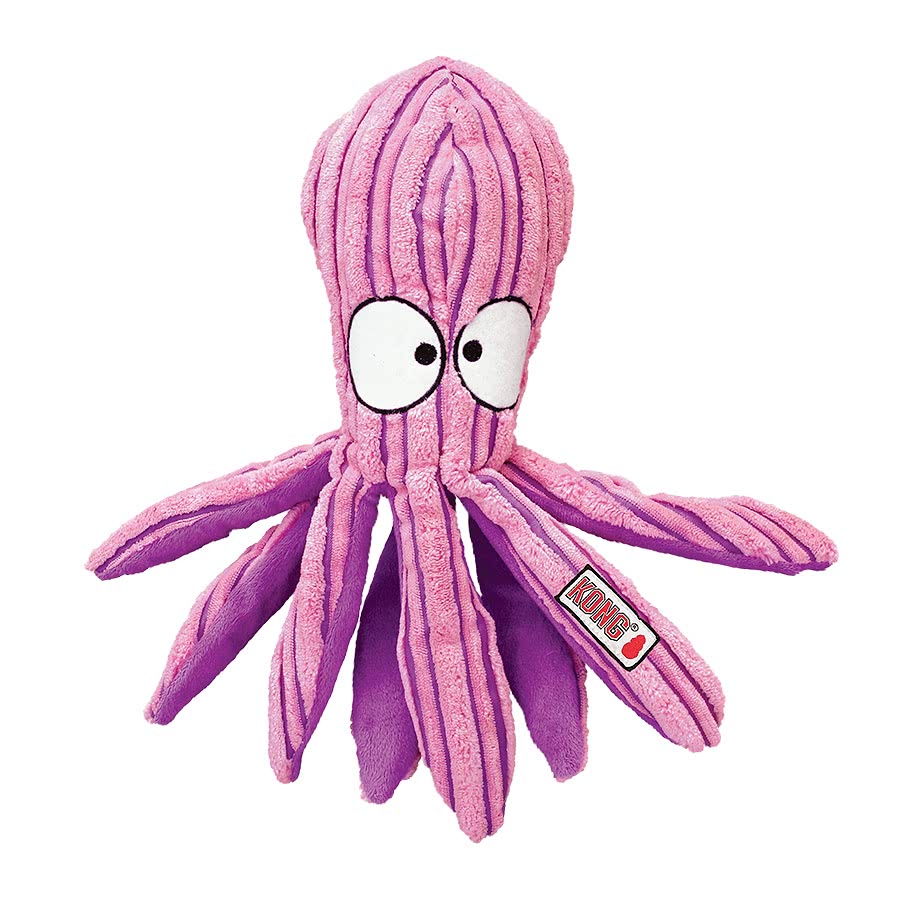 KONG Cuteseas Octopus Dog Toy Pink Large