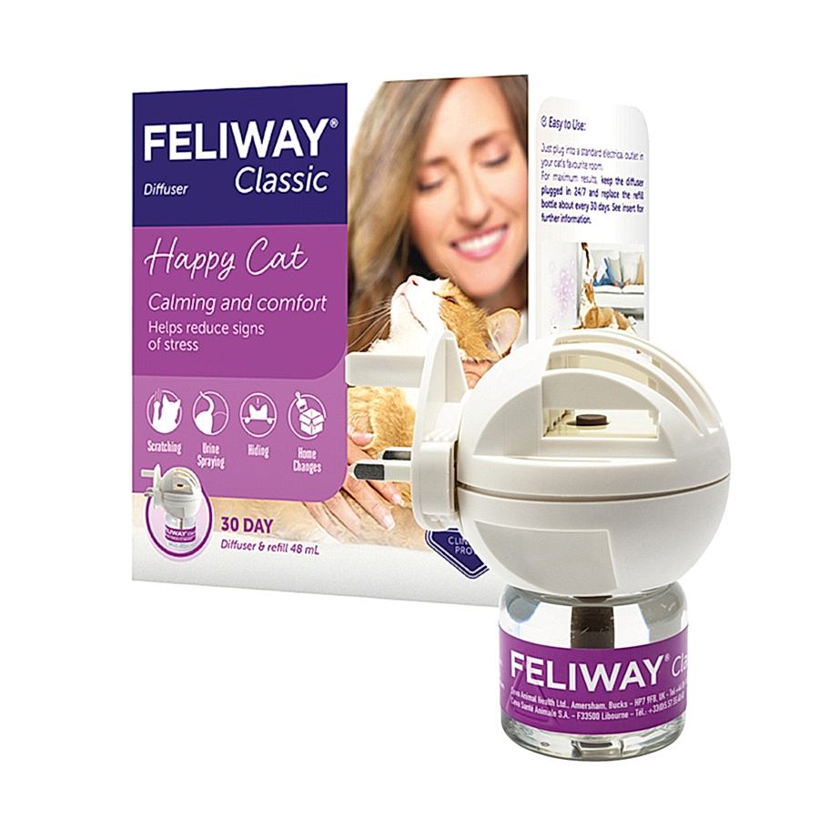 Feliway Classic Calming Pheromone Diffuser Starter Kit for Cats