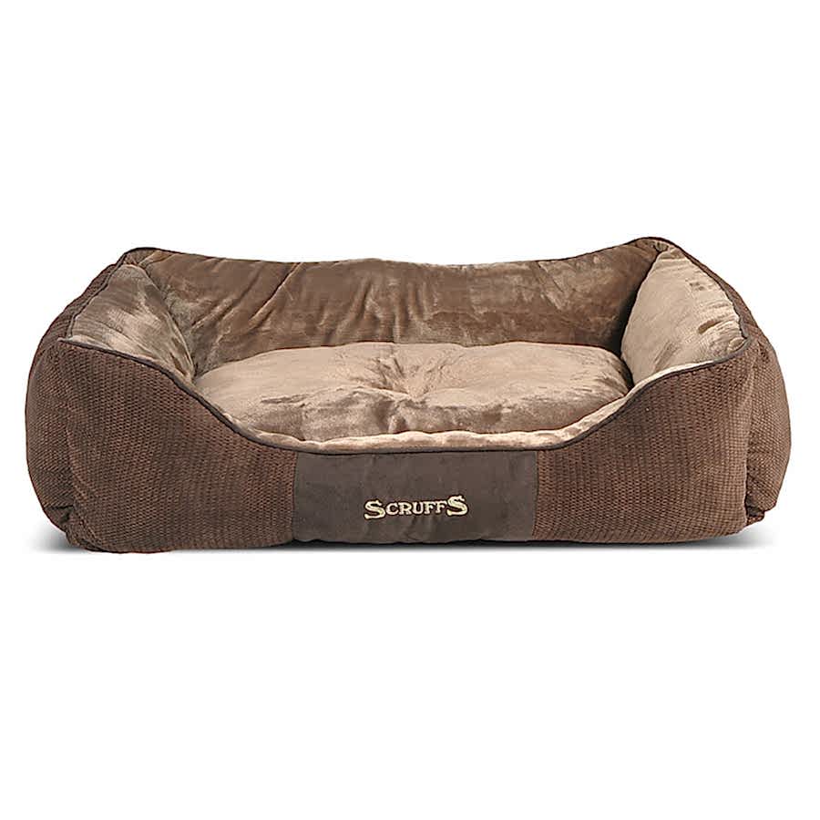 Scruffs Chester Dog Box Bed Chocolate