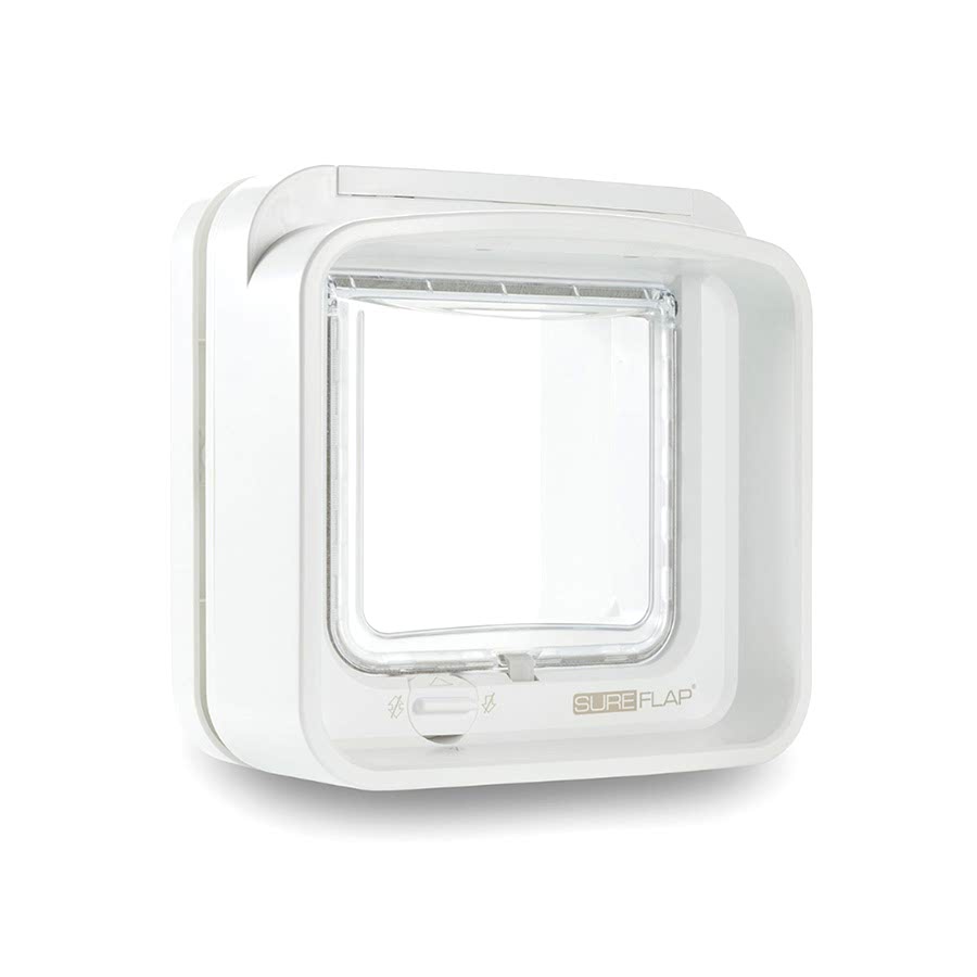 SureFlap DualScan Microchip Cat Flap White