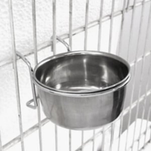 Pets at Home Hook On Stainless Steel Bowl Medium