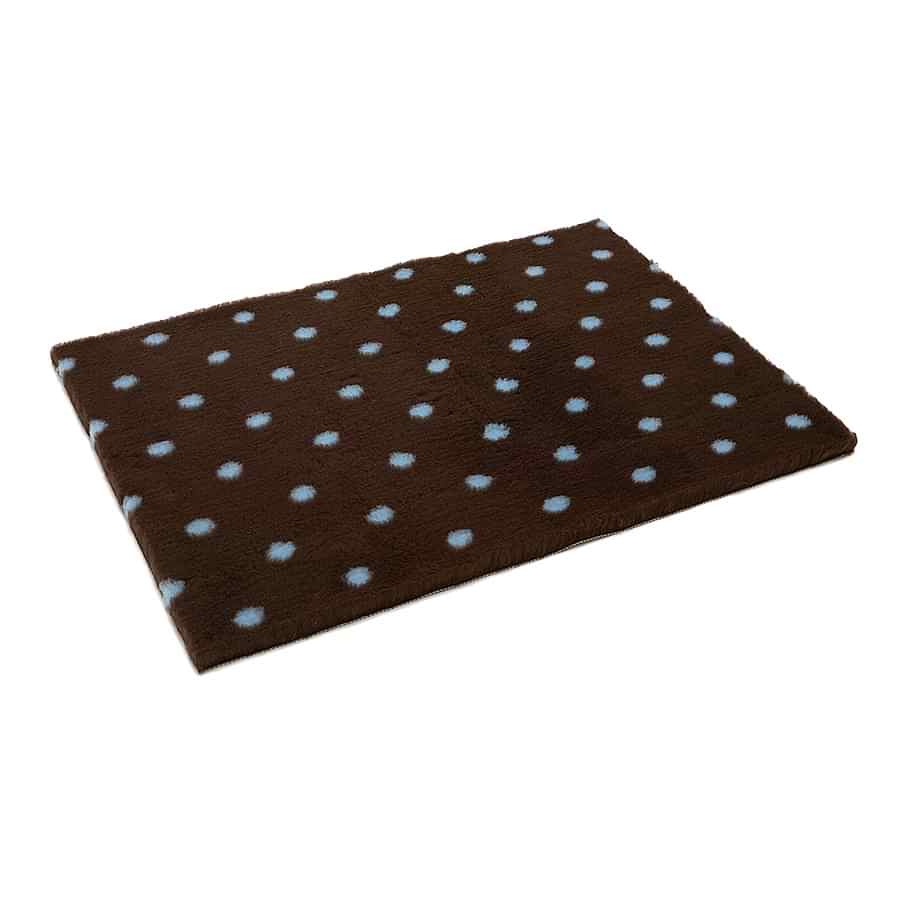 Petlife Vetbed Non-Slip Dog Bed Polka Brown