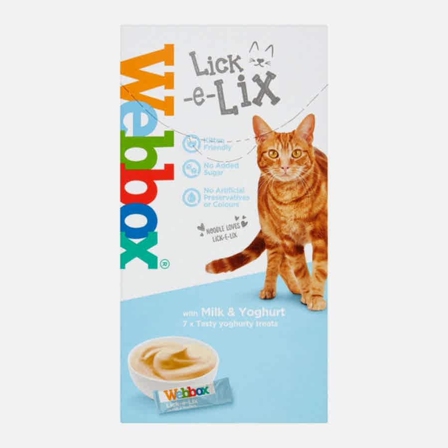 Webbox Lick-e-Lix Cream Milk & Yoghurt Cat Treat