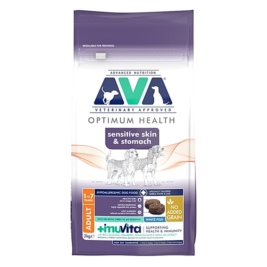 AVA Optimum Health Sensitive Skin & Stomach Dry Dog Food