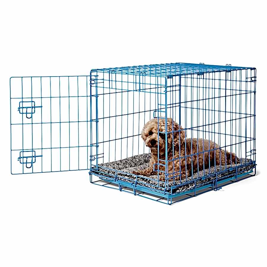 Pets at Home One Door Dog Crate Blue